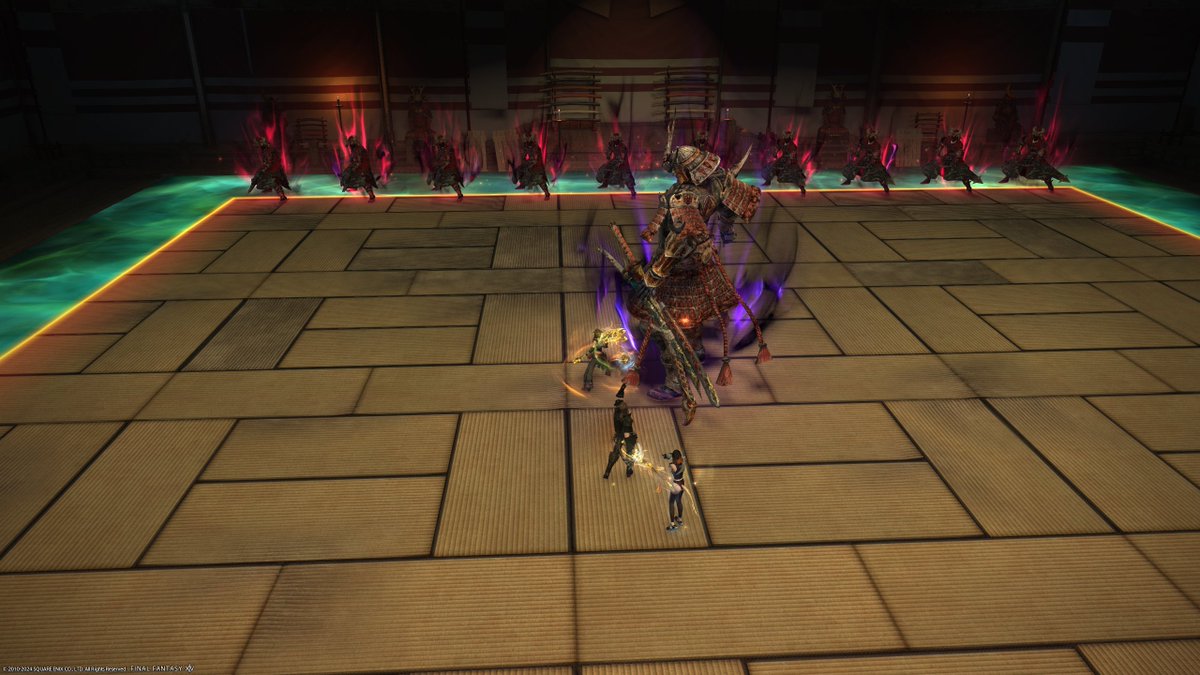 RinKarigani's tweet image. Normal, sane, average XIV players: Oh, dodge the dudes

Us: EXAPEOPLE