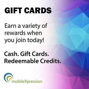 SusieQpon's tweet photo. Earn a variety of rewards when you join MobileXpression! In just 1 week, earn enough credits for a $5 https://t.co/2sf8ulBl6y Gift Card! Install their software on your mobile device to get started! #affiliate #MobileXpression #EarnRewards  👉 https://t.co/hWfWrBOK3q https://t.co/Ha0jWE5Lh4