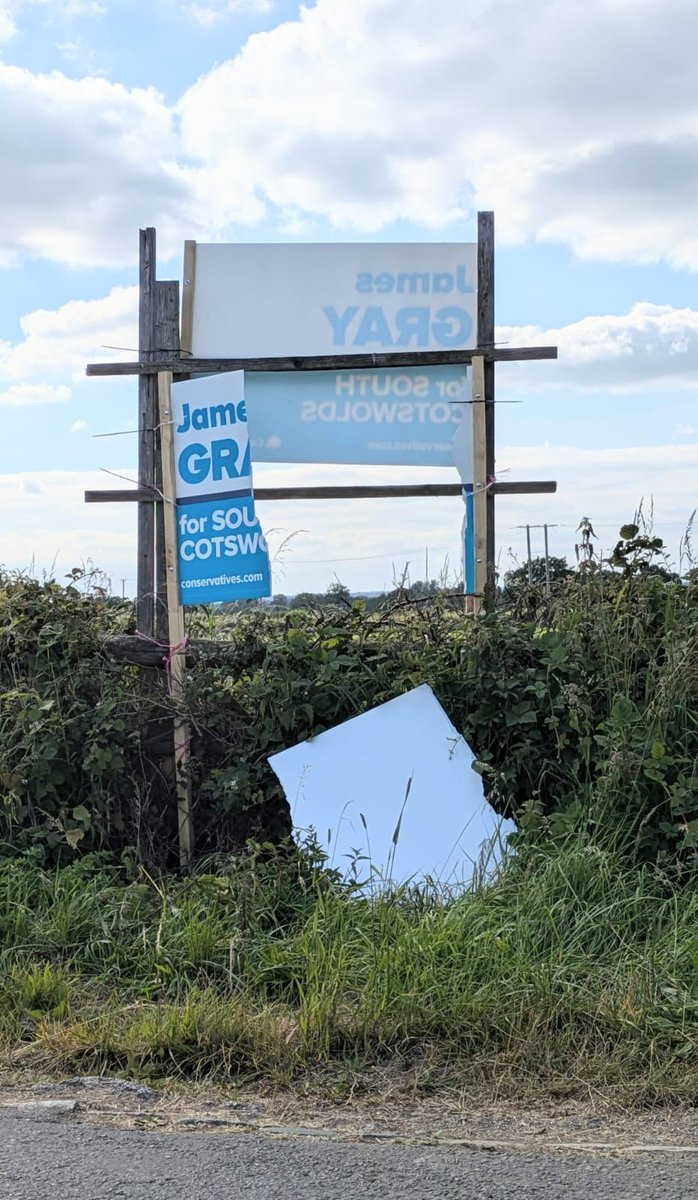 JGray's tweet image. I agree Joe. Vandalism of posters is completely wrong.