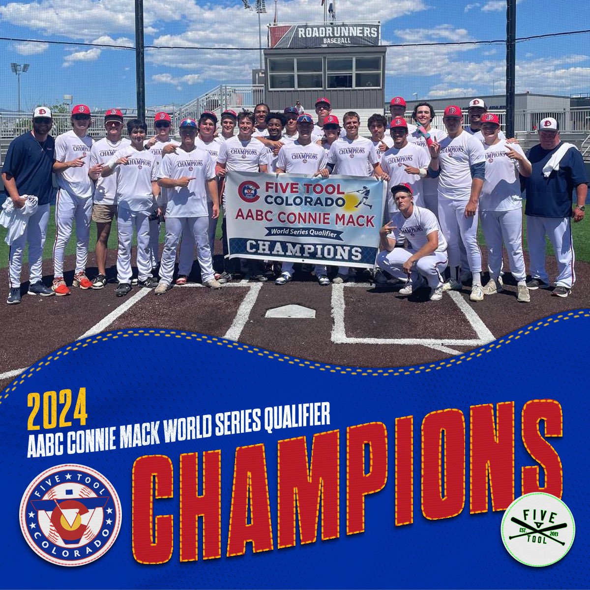 🏆Champions🏆

Congrats to <a href="/DallasPatriots/">Dallas Patriots</a> on winning the <a href="/FiveTool/">Five Tool Baseball</a> Colorado AABC Connie Mack World Series Qualifer!

#WatchEm / <a href="/conniemackwsbb/">Connie Mack Baseball</a>