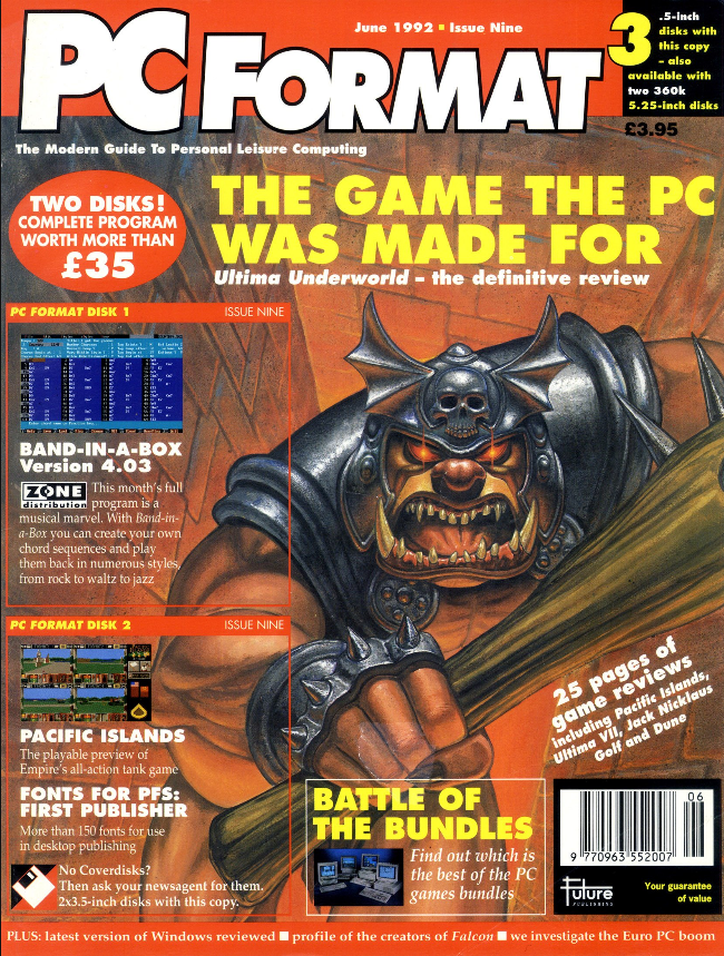 Original_VG_Art's tweet image. Ultima Underworld magazine cover art by Paul Kidby for PC Format in the UK (Issue 9, June 1992) #ultima #originsystems #retrogaming #videogameart originalvideogameart.com/home/ultima-un…