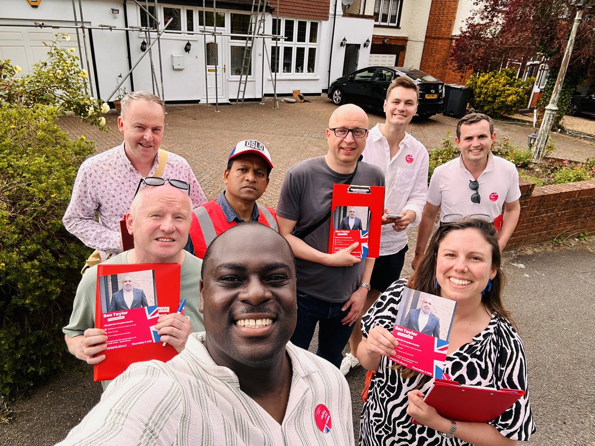Cllr Jason Ochere (@jason_ochere) on Twitter photo Great being out campaigning for <a href="/BenJLTaylor/">Ben Taylor</a> in Croydon South for the GE- loads of people asking for Change, with a groundswell of support for Labour! Change is coming, only if people vote for it! #LabourParty Great being out campaigning for <a href="/BenJLTaylor/">Ben Taylor</a> in Croydon South for the GE- loads of people asking for Change, with a groundswell of support for Labour! Change is coming, only if people vote for it! #LabourParty