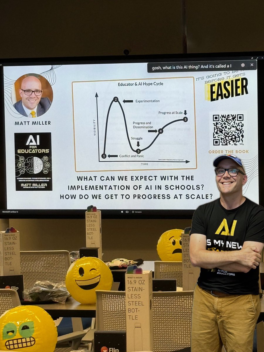 Melissa (@whisperinedtech) on Twitter photo Learning so much about integrating #AIforeducation at #copilotcamp! 🌟 What does AI look like in the classroom? Thanks <a href="/jmattmiller/">Matt Miller 🗑️</a> for the insights! #MIEExpert #EdTech #FutureOfEducation Learning so much about integrating #AIforeducation at #copilotcamp! 🌟 What does AI look like in the classroom? Thanks <a href="/jmattmiller/">Matt Miller 🗑️</a> for the insights! #MIEExpert #EdTech #FutureOfEducation