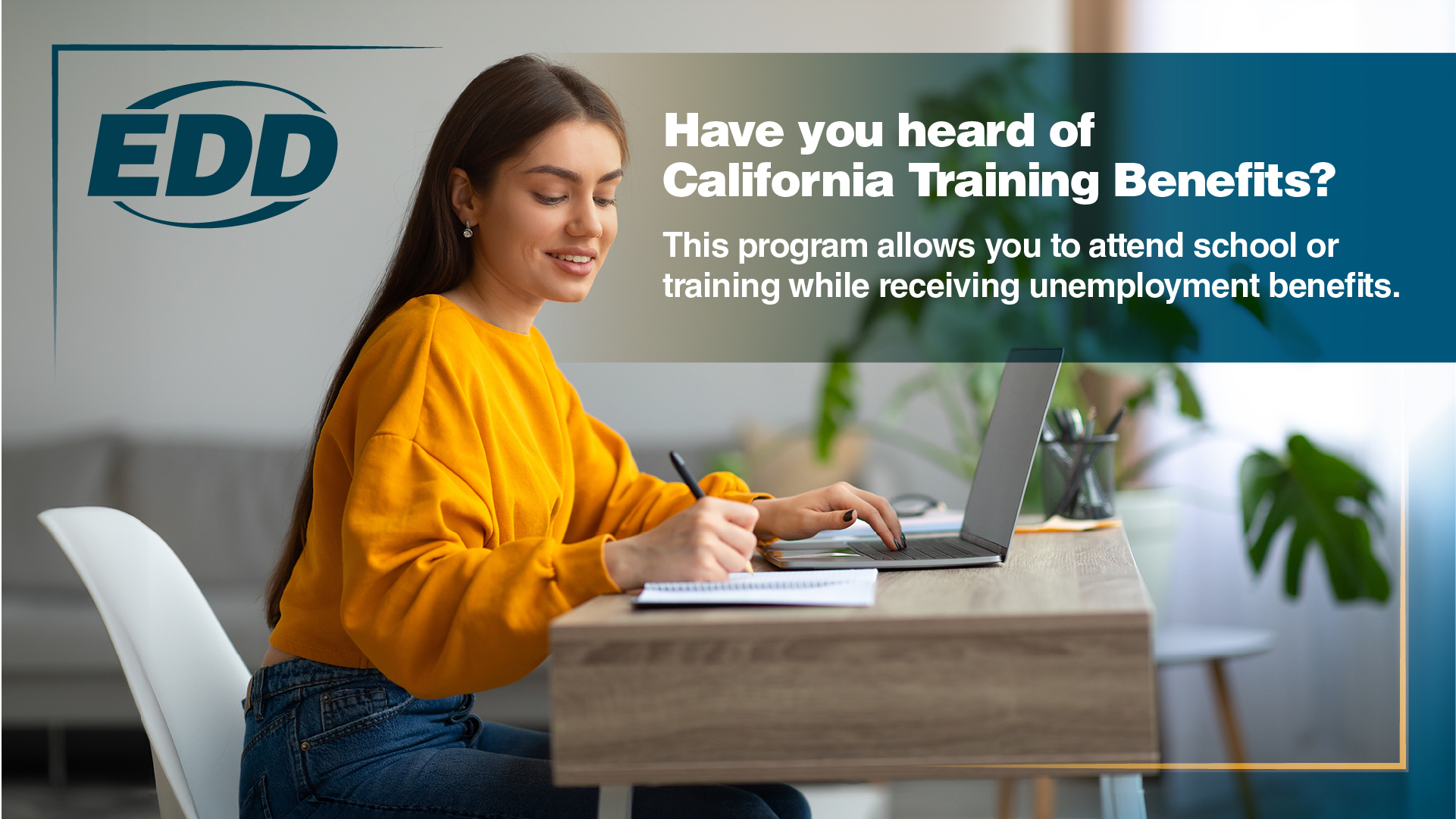 EDD على X: &ldquo;Did you know you can attend school or training while 