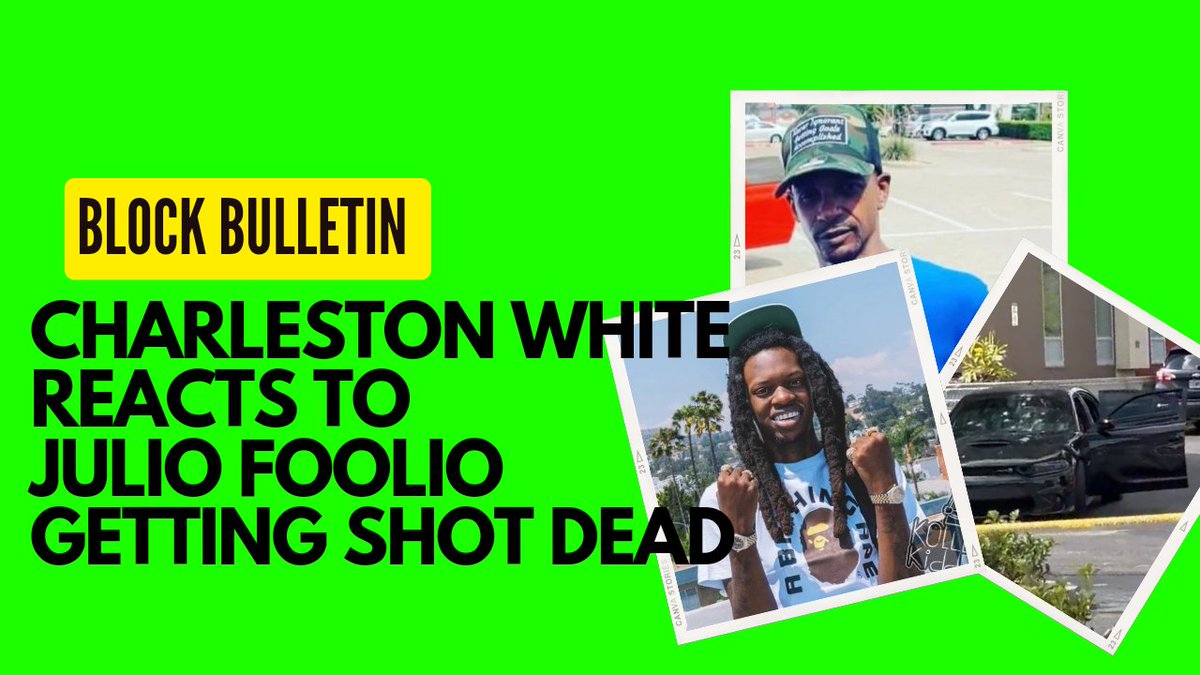 Charleston white reacts to Julio Foolio getting shot dead youtu.be/3OaK6Oi0xsw?si…
