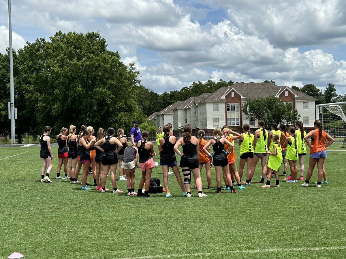 ENTSoccer21's tweet photo. The ladies really enjoyed their time at MCC’s Team Camp @MCCEaglesWSOC this year as well. Always a great time with a ton of instruction and growth. Thank you to @LSUA_WSOC Coach Mark Hammond for working with the ladies!

Congrats to Senior CB Olivea Goodman on winning team MVP https://t.co/VujQIOR72Z