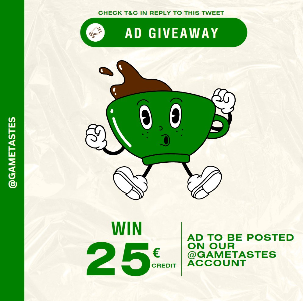 GameTastes's tweet photo. We want to help out some indie developers that aren't getting as much traction on Twitter as they would like!

We will be hosting an advertisement worth of €25 euros for 2 weeks for a random developer that:

♻️ Retweets
❤️‍🔥 Likes
💬 Replies to this posts with their Steam link https://t.co/ZSkApoEv6D