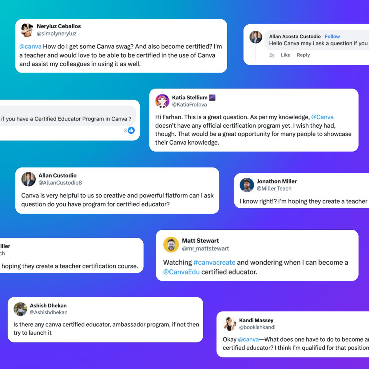 Canva Education tweet media