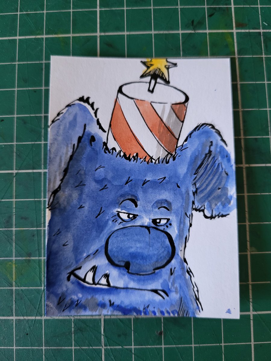 Day 22 of kaijune 2024.  Monster munch blue  #kaijune2024