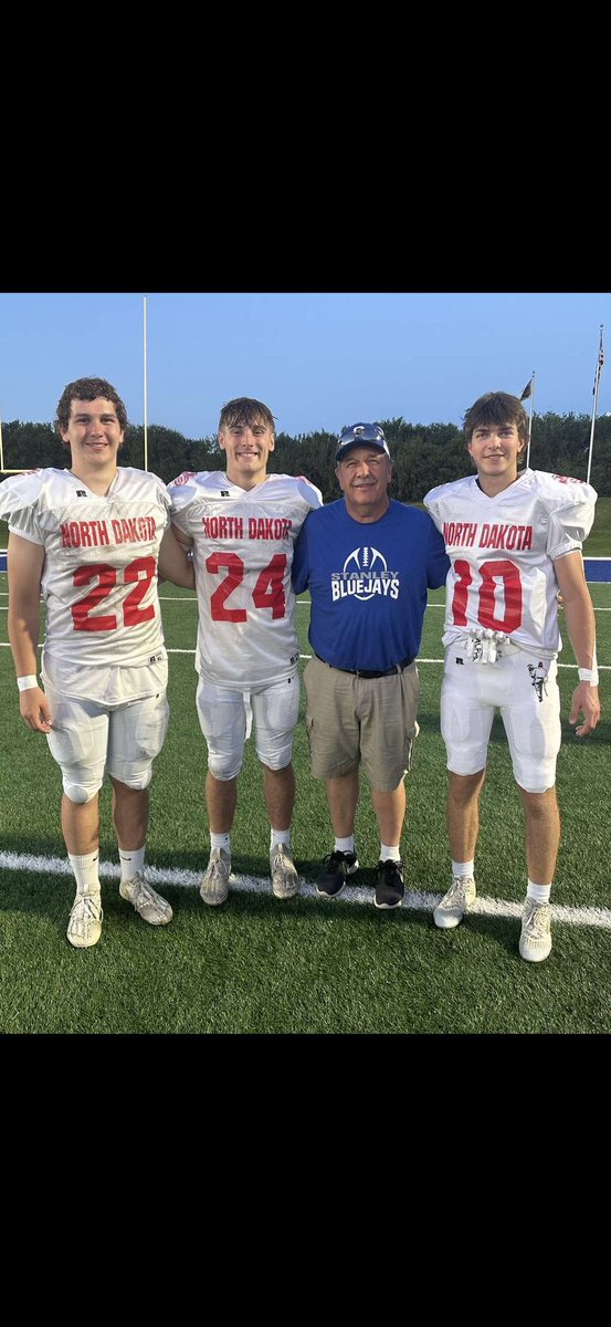 Stanley Football (@shs___football) on Twitter photo Congrats! And thank you to our 3 Blue Jays who competed and represented Stanley well in the 2024 Shrine Bowl. Great job boys
<a href="/HynekJack/">jack hynek</a> <a href="/TGjellstad/">Tyler Gjellstad</a> <a href="/Ethynjess24/">Ethyn Jess</a>
#TPW Congrats! And thank you to our 3 Blue Jays who competed and represented Stanley well in the 2024 Shrine Bowl. Great job boys
<a href="/HynekJack/">jack hynek</a> <a href="/TGjellstad/">Tyler Gjellstad</a> <a href="/Ethynjess24/">Ethyn Jess</a>
#TPW