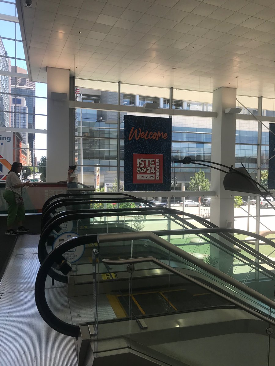Super excited to have arrived #ISTELive24 🤩🤩🤩can’t wait to begin this learning journey and experience.