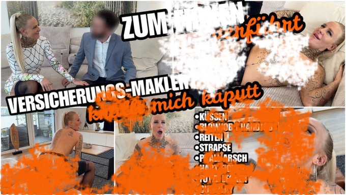 Zum F*c*en verf&uuml;hrt 😈 | Versicherungsmakler knallt mich kaputt 💦. Was als harmloses Gespr&auml;ch begann,