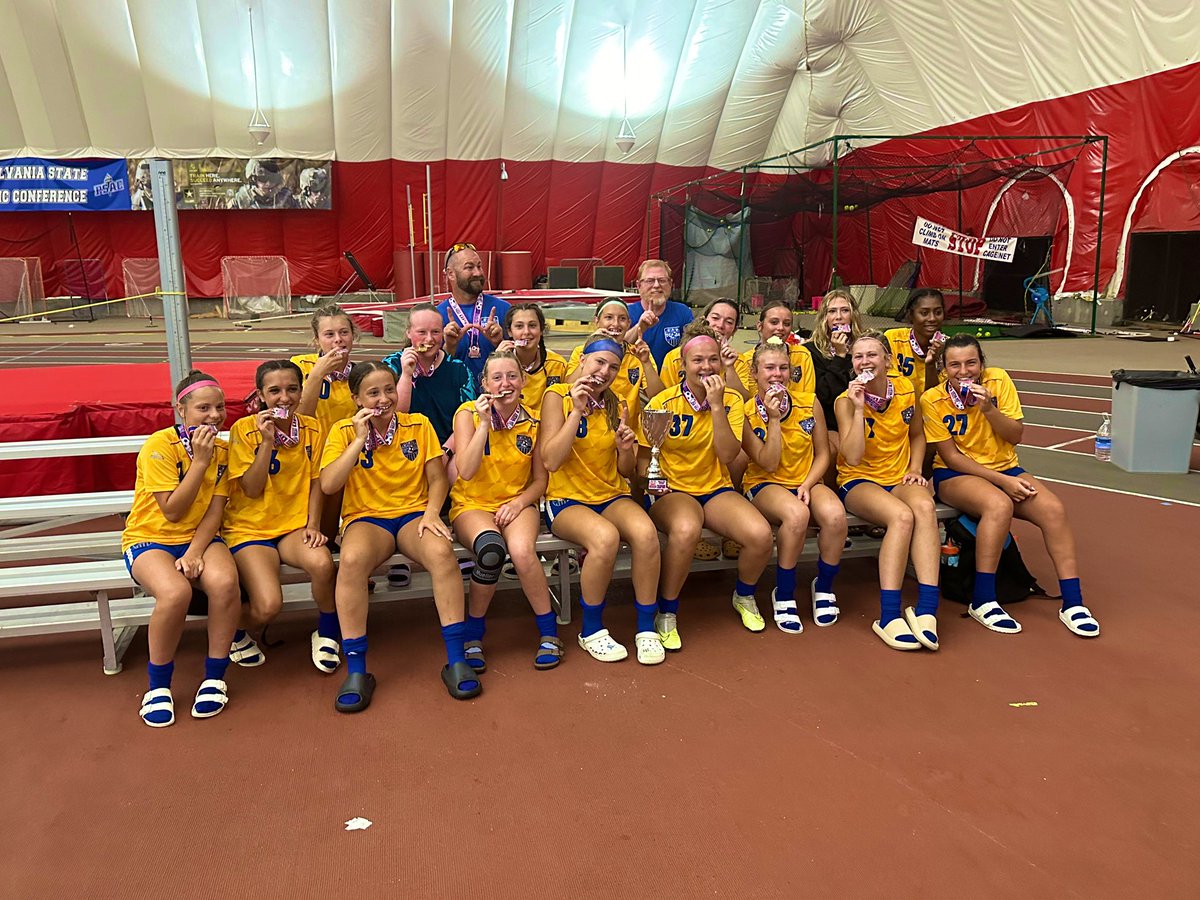 An amazing team effort, and came out with a win this weekend at the <a href="/SoccerPAWest/">PA West Soccer</a> tournament up in Edinboro!  💙💛⚽️🥇
