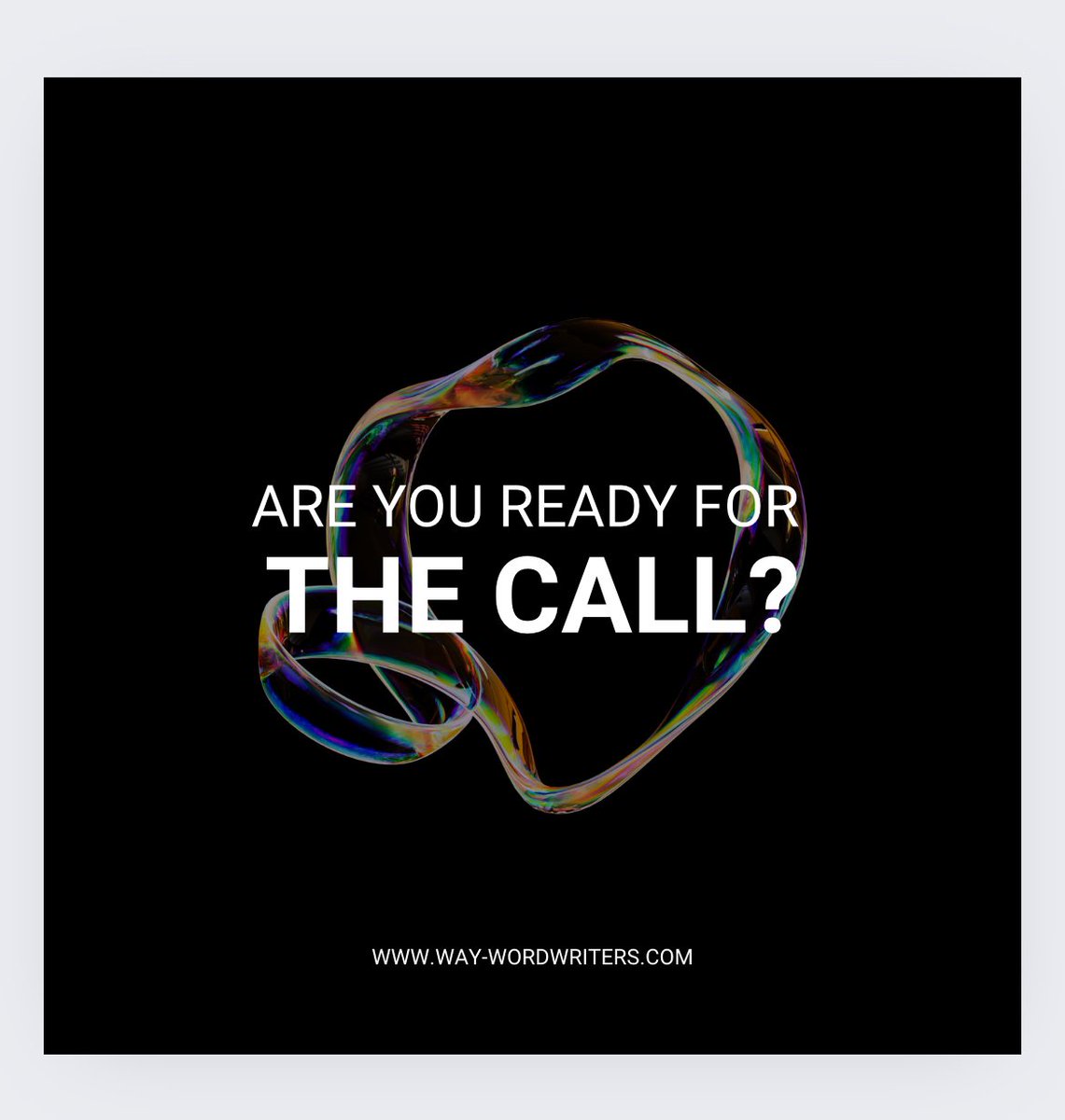 waywordwriters's tweet photo. Get prepared for one of the biggest calls of your career - The Agent Call. โ๏ธ๐ Join us this Tuesday, June 25th.
#waywordwriters #conqueryourpath #writingcommunity #writerslife #writingpodcast #writingretreat #writingnewsletter #agentcall #amquerying https://t.co/4v1Flza3WR