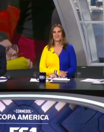 OhMyMithrandir's tweet photo. I can't decide if I hate Alexi Lalas as a person or Carli Lloyd's suits more https://t.co/7i32CrtAtS