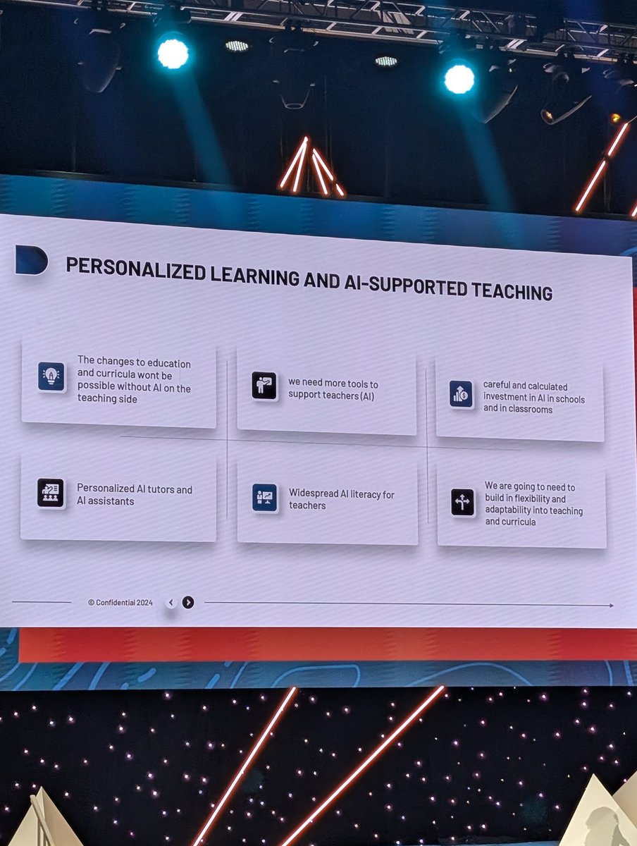 Stacy Behmer (@sbehmer) on Twitter photo Take this slow! Change the curriculum for the age of AI and give teachers tools and training to use AI. <a href="/sineadbovell/">Sinead Bovell</a> #istelive Take this slow! Change the curriculum for the age of AI and give teachers tools and training to use AI. <a href="/sineadbovell/">Sinead Bovell</a> #istelive