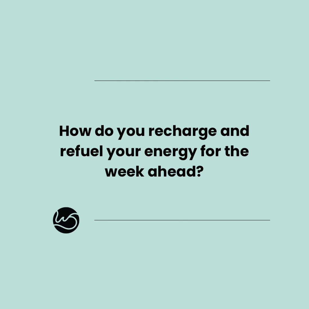 As we dive into a fresh week, tell me: how do you recharge and prepare for what's ahead? 😃