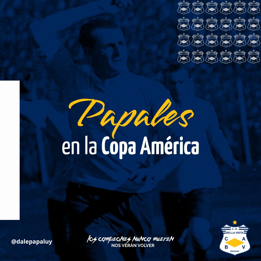 Grandes jugadores de Bella Vista, han defendido la casaca celeste de la Selección Uruguaya <a href="/aufoficial/">AUF</a> 

⚽Además del "Mariscal" José Nasazzi, ¿que otros jugadores papales han defendido a Uruguay en la Copa América?

#LosCampeonesNuncaMueren #uruguay #copaamerica