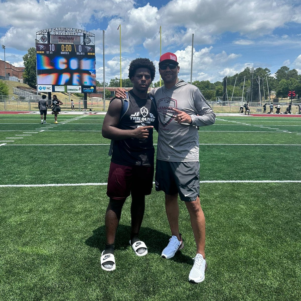 Zion Burden C/O'25 (OLB) from Mallard Creek High School Charlotte NC had a great day at Coach Trei Oliver
North Carolina Central football camp