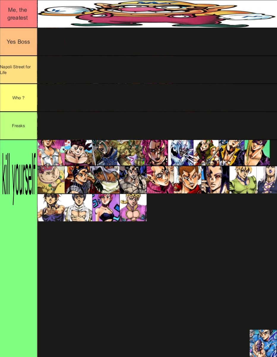 here, i fixed ya list!