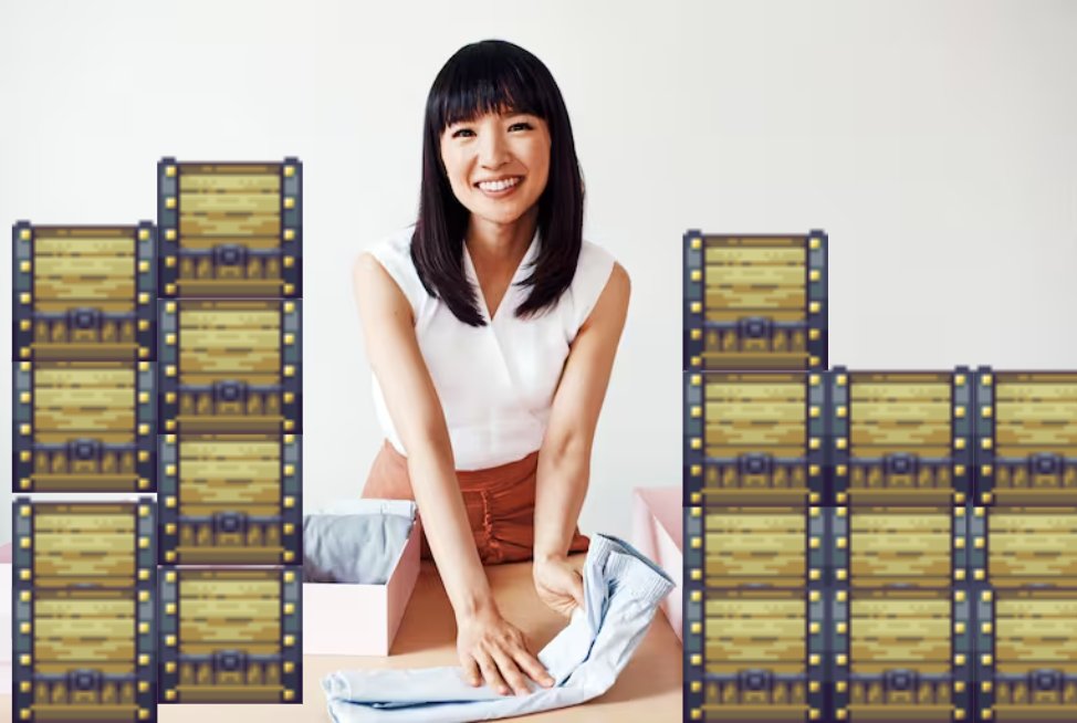 GLun's tweet photo. Help me @MarieKondo my Pixels storage management is a mess. 🥹 https://t.co/IzTQ2SX00j