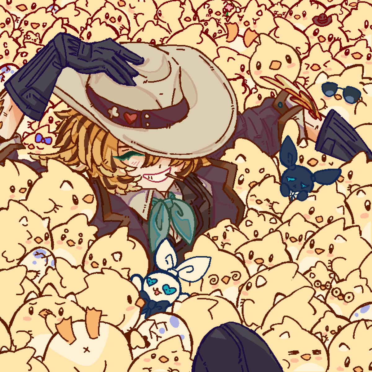 gads_koookwee's tweet photo. all rounded up! #dokibountyhunter #DokiGallery https://t.co/c4ED0xUc7r