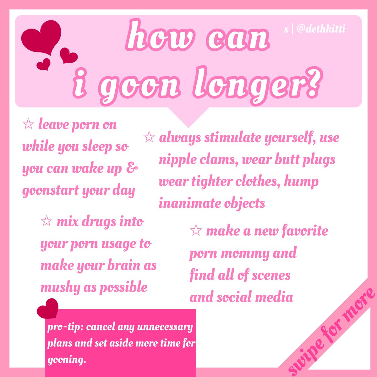 —tips for gooning longer dummyheads :3 #goon #gooning #goonette