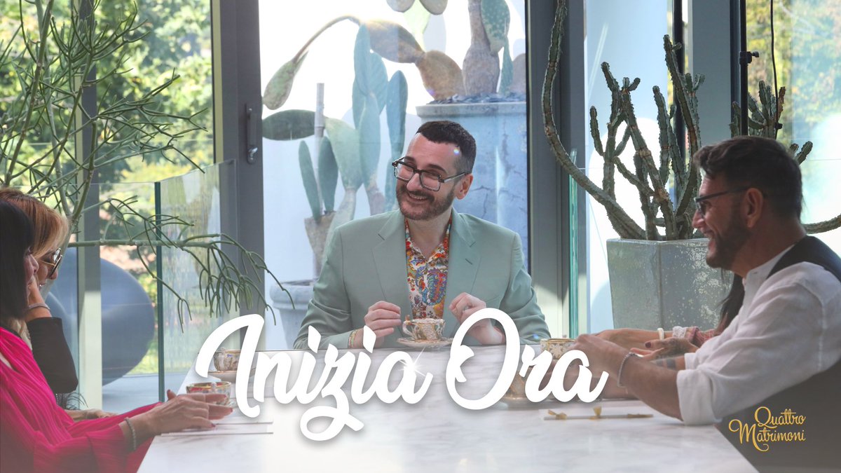 Eccoci qui💙💙💙
#QuattroMatrimoni ORA su <a href="/SkyItalia/">Sky</a> e in streaming su <a href="/NOWTV_It/">NOW</a> 
<a href="/CdGherardesca/">Costa d Gherardesca</a>