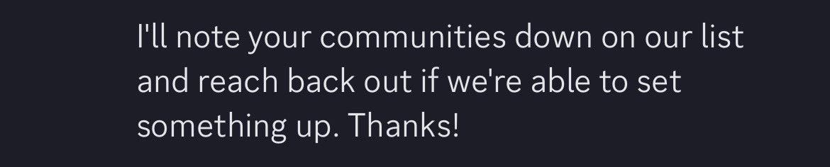 jwong___'s tweet image. This is the message I’ve been sending to all group chats for Vanta collabs.

Read the message before claiming I’m just ignoring gcs or purposefully not responding.

It’s be a waste of time to respond to these bumps asking on an update about the collab because I’ll just reiterate…