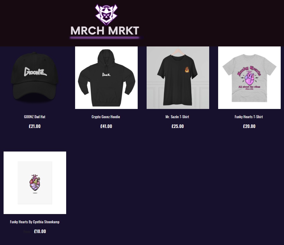 Cynthia Steenkamp ❤️🔥 (@cynthia_stnkmp) on Twitter photo What's this?! 😮 Surprise!
So, #ConsistencyIsCarrots has its own little shop in the <a href="/blckmrktlabs/">BLCKMRKT</a> merch store! I completely forgot about this and now it's suddenly here! In the first round you'll find: <a href="/Crypto__Goonz/">Crypto Goonz</a> <a href="/TheMrSazon/">Mr.Sazón 🌶</a> and of course, some Funky Hearts things. Link 👇 What's this?! 😮 Surprise!
So, #ConsistencyIsCarrots has its own little shop in the <a href="/blckmrktlabs/">BLCKMRKT</a> merch store! I completely forgot about this and now it's suddenly here! In the first round you'll find: <a href="/Crypto__Goonz/">Crypto Goonz</a> <a href="/TheMrSazon/">Mr.Sazón 🌶</a> and of course, some Funky Hearts things. Link 👇