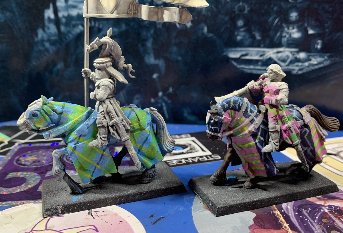 Work In progress on some bretonnian knights

#theoldworld #bretonnia #warhammercommunity #warmongers