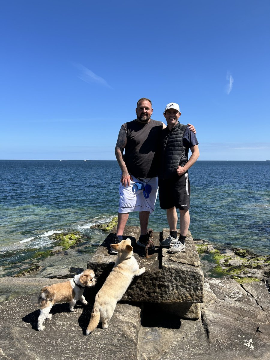 What a lovely day don’t Seaton sluice with my good old Spanish pal