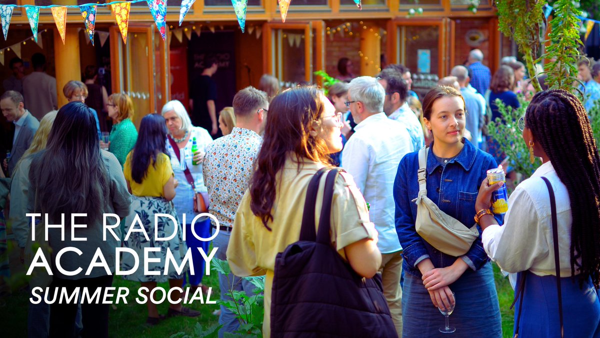 ☀️ Sun's out ☀️ (well, where we are anyway!)

You know what that means, summer socials!

We currently have 4 that you can register for:

📍 Exeter
📍 London
📍 Salford
📍 Bristol

Sign up here: radioacademy.org/events/