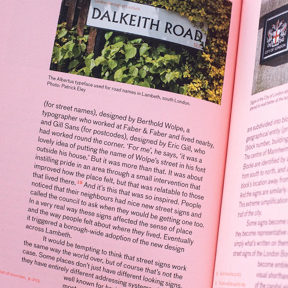 Just published; #straightforward. A new wayfinding book that includes Atelier’s work for the Type Archive and Lambeth Council. An example of creating a sense of place using the typeface Albertus, designed by Berthold Wolpe who lived in the borough. #wayfinding #placemaking #dnco