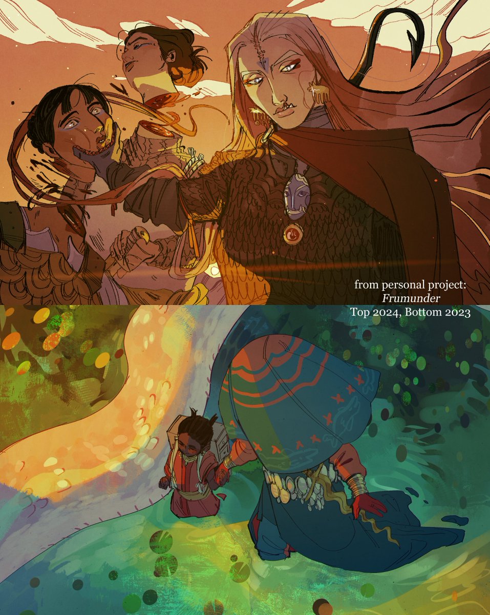 grendelmenz's tweet image. 🧷🧷🧷
Hi! I'm Grendel, I'm interested in doing comics and cover/interior illustration. I work with traditional and digital mediums. I love all things southern gothic, fantastical, and romantic.
✉️grendelquery@gmail.com
💼grendelmenzportfolio.weebly.com
📚thegrendelmenz.gumroad.com