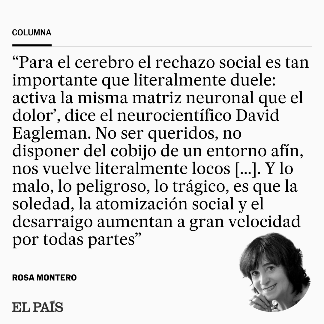 el_pais's tweet photo. 'La pertenencia', por Rosa Montero. Lee la columna al completo aquí 👉 https://t.co/2uWm8nWgxM https://t.co/u5iyChUpJH