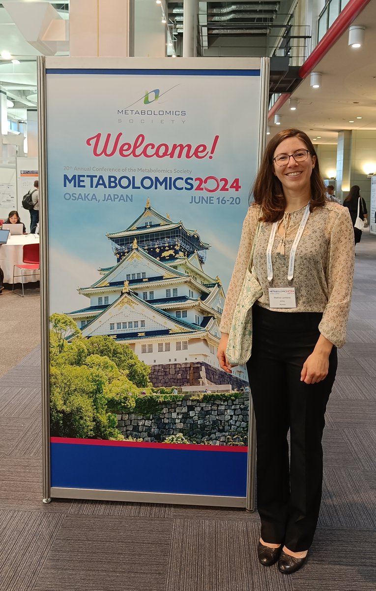 Our PhD student Maëliss Lemoine attended #Metabolomics2024 by <a href="/MetabolomicsSoc/">Metabolomics Society</a>  in Osaka! 🎉 Packed days with great presentations, posters, discussions, and delicious Japanese food. Special thanks to <a href="/SocietyNordic/">Nordic Metabolomics Society</a>, <a href="/gurofg/">Guro F. Giskeødegård</a>  and team for the fun outside the conference! 🙌