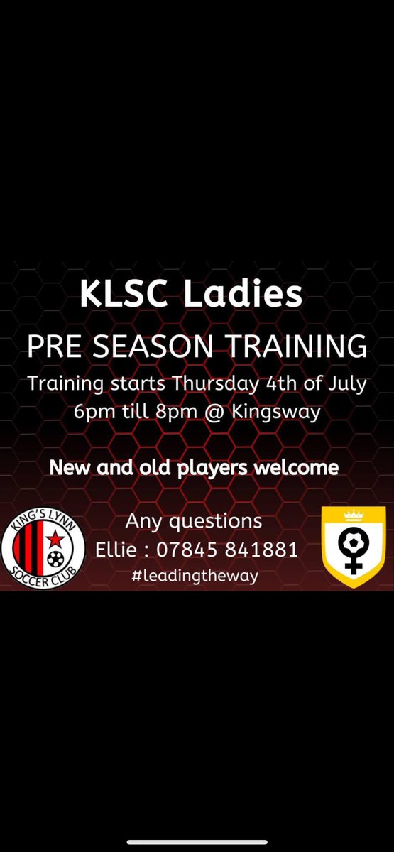 We are looking to grow our team with new and experienced players, plans in place for pre season and looking to get the process started⚽️ if interested please contact us❤️🖤#leadingtheway <a href="/HerGameToo/">Her Game Too</a> <a href="/NWGFL/">NWGFL</a>