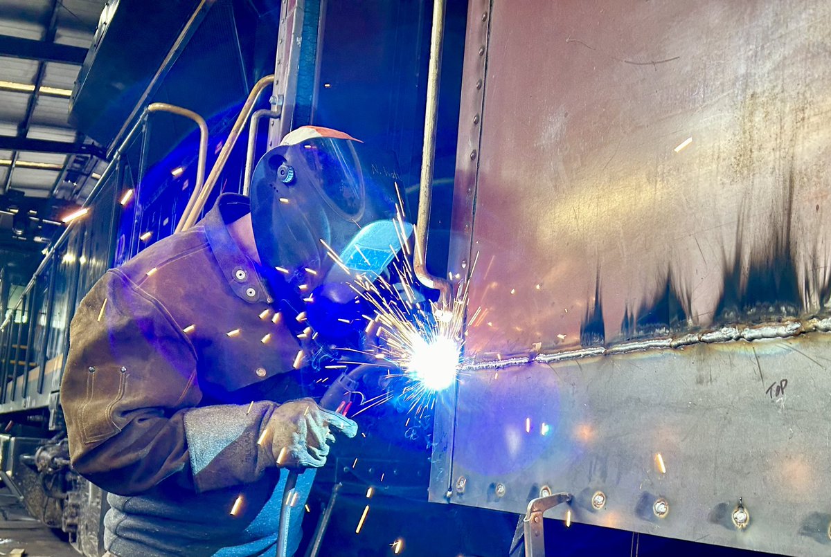 We’re in the home stretch of the restoration of our recently donated lounge car, the Good Vibrations!

As interior work continues, the car has been moved indoors to prep for paint! 

We’re so excited to add this car to the fleet this summer, fall, and Polar Express™️ season!