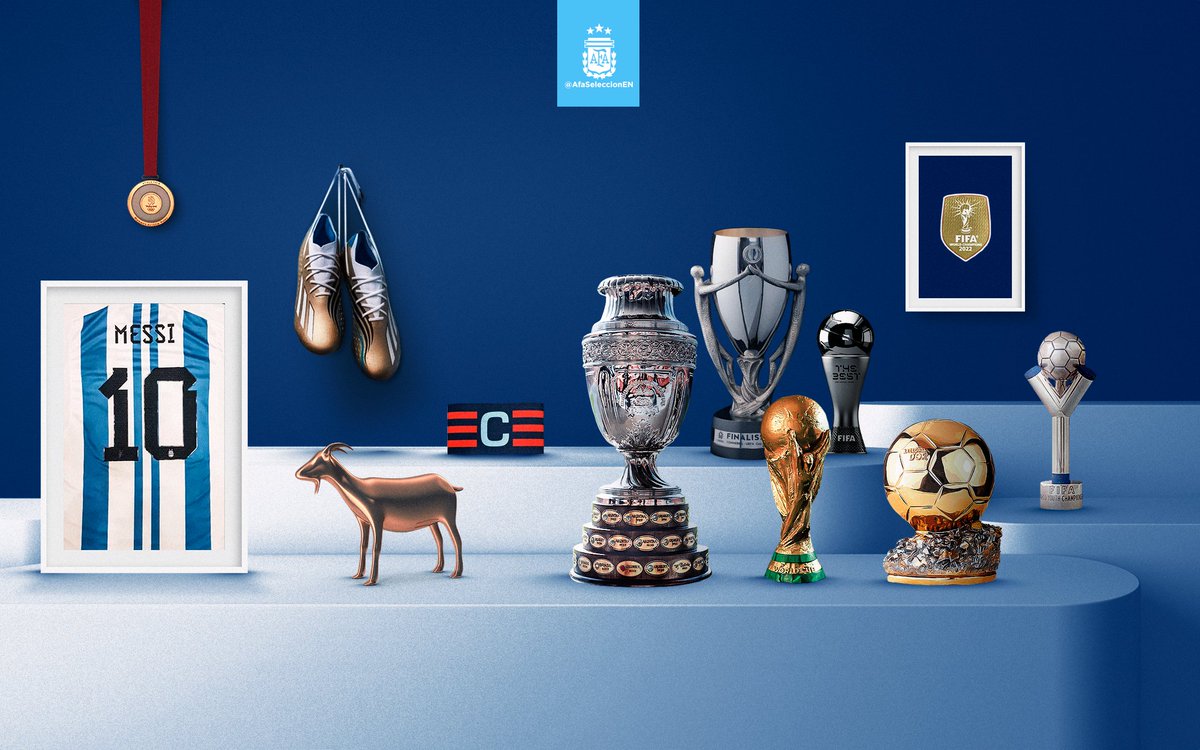 AFASeleccionEN's tweet photo. He won 𝚎𝚟𝚎𝚛𝚢𝚝𝚑𝚒𝚗𝚐... 

The 𝐆𝐎𝐀𝐓 Museum 🏛️🏅 https://t.co/uyX6S6UxtS