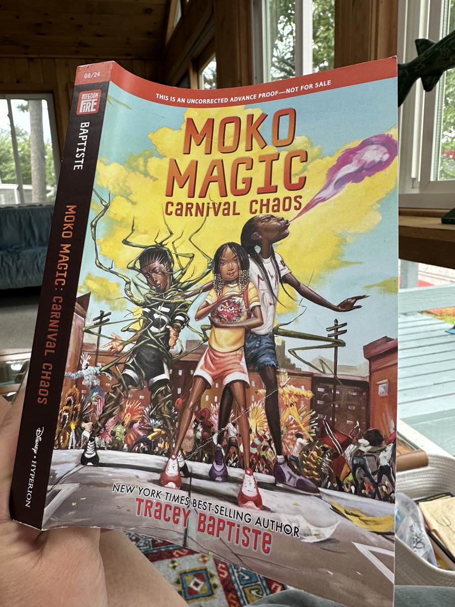 Rainy days are reading days, and @TraceyBaptiste spins magic out of Afro-Caribbean history &amp; folklore like nobody's business. Look for this one in August from <a href="/DisneyBooks/">Disney Books</a>!