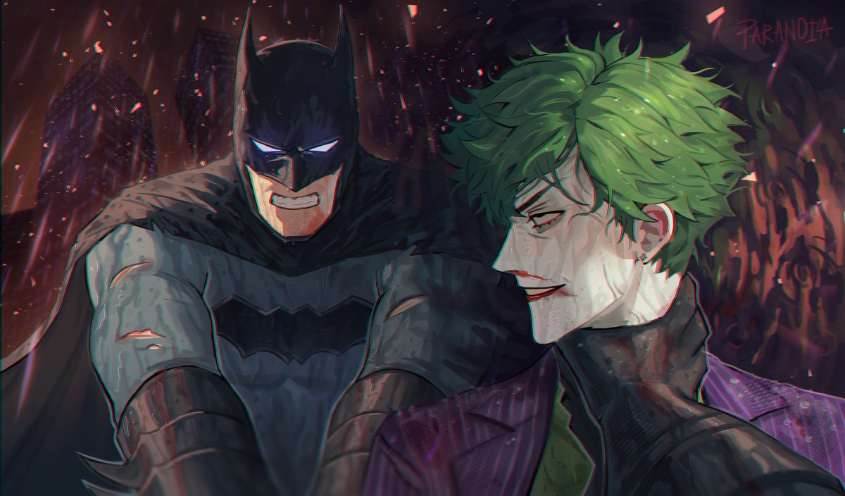 _PARANOIA_art's tweet image. #Batman #batjokes