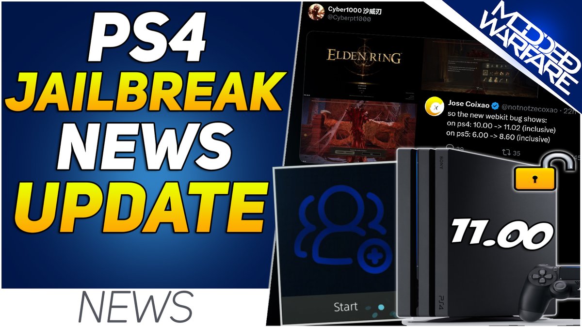 MODDED WARFARE on X: “New video covering the latest PS4 Jailbreak