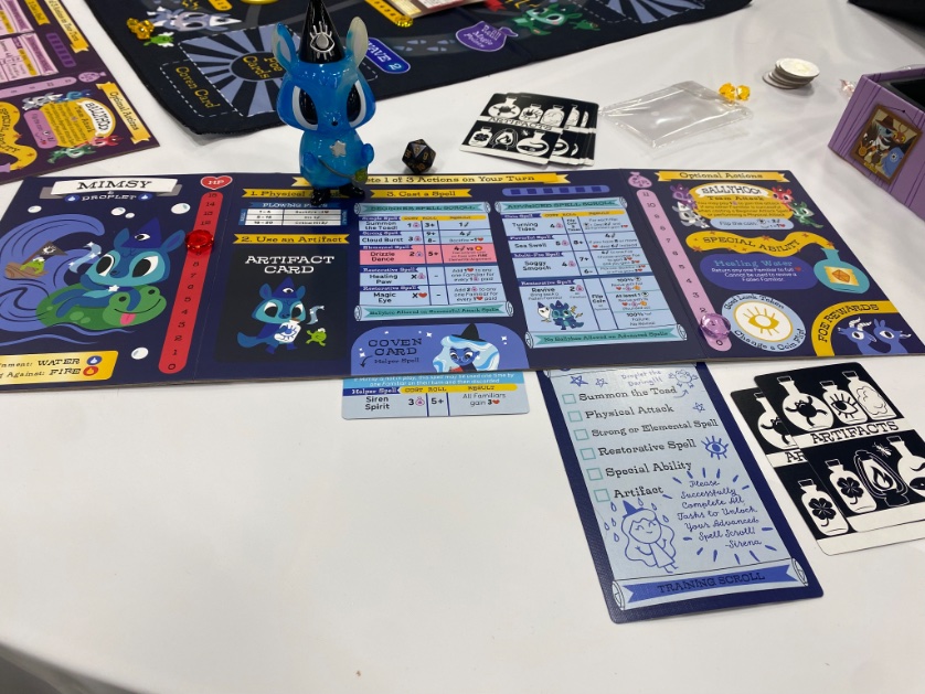 ABarPony's tweet photo. End of Origins, had to get a game of Familiars and Foes in before leaving. Had lots of fun @HorbsAdorbs ! https://t.co/71KzXCN2ay