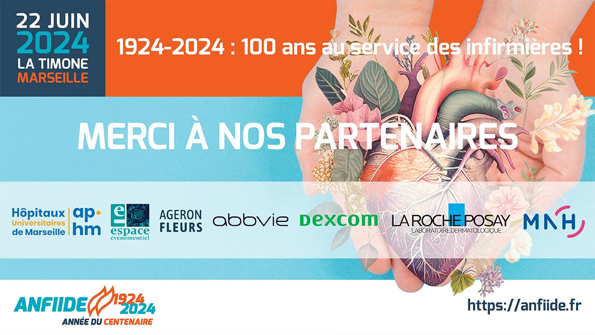 La célébration du centenaire de l'ANFIIDE le 22 juin 2024 à été  une magnifique journée grâce à nos partenaires <a href="/aphm_actu/">AP-HM - Hôpitaux Universitaires de Marseille</a> 
<a href="/SarahEE75/">Sarah LE JOLY</a> <a href="/AbbVieFrance/">AbbVie France</a> <a href="/gauthierpro/">Gauthier MARTINEZ</a> <a href="/dexcom/">Dexcom</a> <a href="/LaRochePosayFR/">La Roche-Posay FR</a> <a href="/MNHmutuelle/">Mutuelle Nationale des Hospitaliers</a>     <a href="/LecointreBrigi2/">Lecointre Brigitte</a> <a href="/deboutc/">DEBOUT Christophe</a> @ageronfleurs