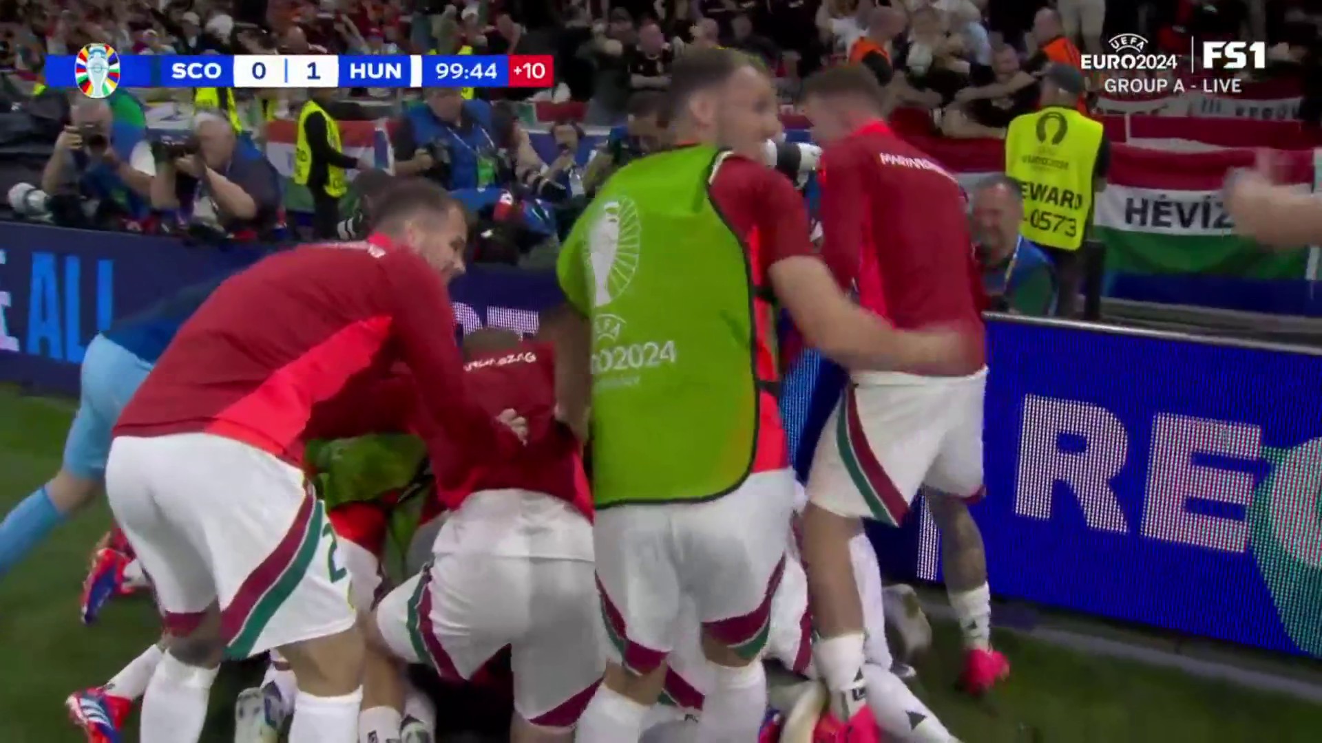 UNBELIEVABLE, ABSOLUTE SCENES 🤯🤯HUNGARY TAKES THE LEAD IN THE 100TH MINUTE 🇭🇺