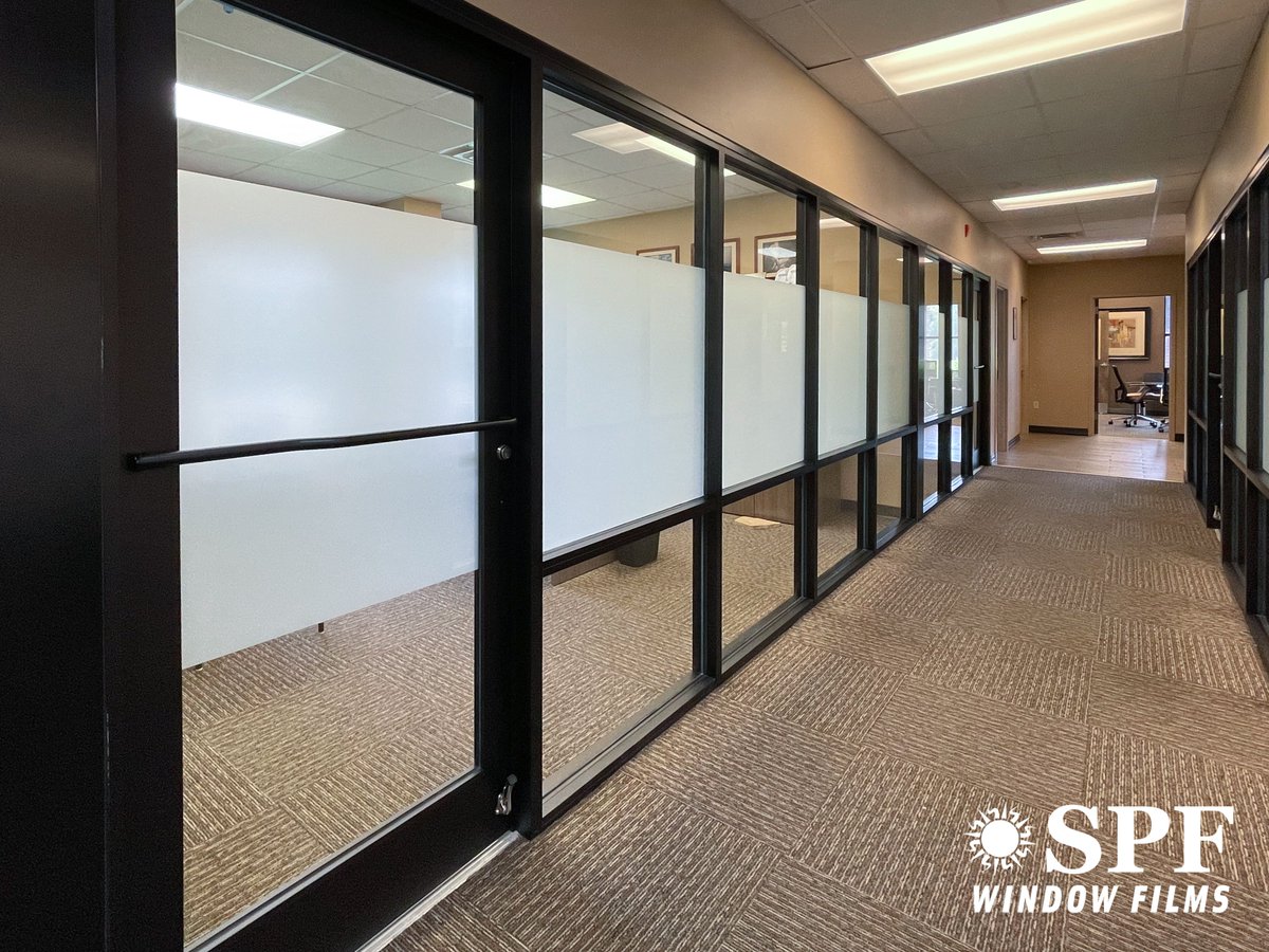SPFWindowFilms's tweet image. In this particular project, our objective was to obstruct the line of sight for pedestrians at eye level, allowing the office staff to focus on their work more effectively. We take great pride in the successful and aesthetically pleasing implementation of this simple solution.