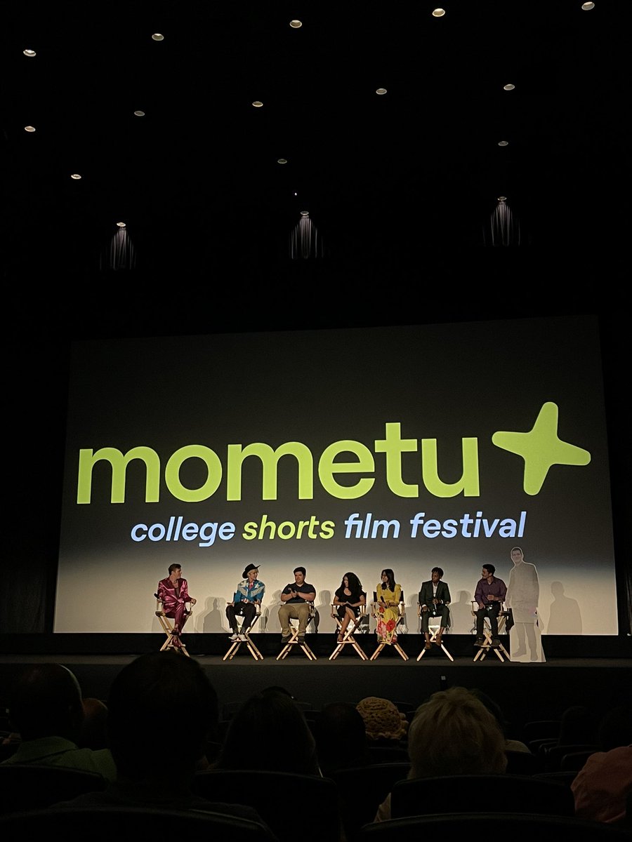 Our Co-directors <a href="/NicolasWendl/">Nicolas Wendl</a> and Dani Abraham along with writer <a href="/super_tanner/">Tanner Adams</a> were in attendance of the <a href="/freemometu/">Mometu</a> College Shorts Festival in Hollywood yesterday! Supporting young filmmakers and their amazing short films. #filmfestival