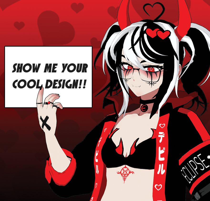im looking for small #vtubers (less than 1k) with cool designs to follow!! 

i love seeing really creative people and i wanna see your stuff :D
bonus points for goth/alternative styles (😳)
feel free to tag others as well!!

(might make a video with my favorites!!)
#vtubersupport