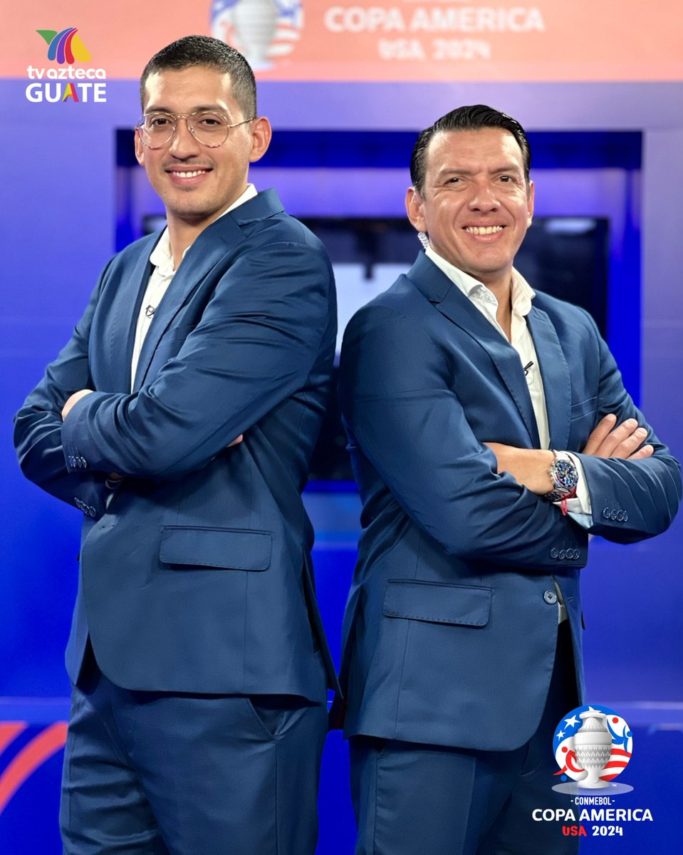 AztecaGuate's tweet photo. Iniciamos con la previa del partido de la #ConmebolCopaAmerica USA 🇺🇸 VS Bolivia 🇧🇴 Únanse a este debut lleno de emociones y grandes expectativas. Sigue la transmisión en vivo y gratuita por TV Azteca Guate 🇬🇹📺

#copamaerica2024 #ViveLaCopaEnTvAzteca #CopaAmerica
#ConmebolCopaAmerica